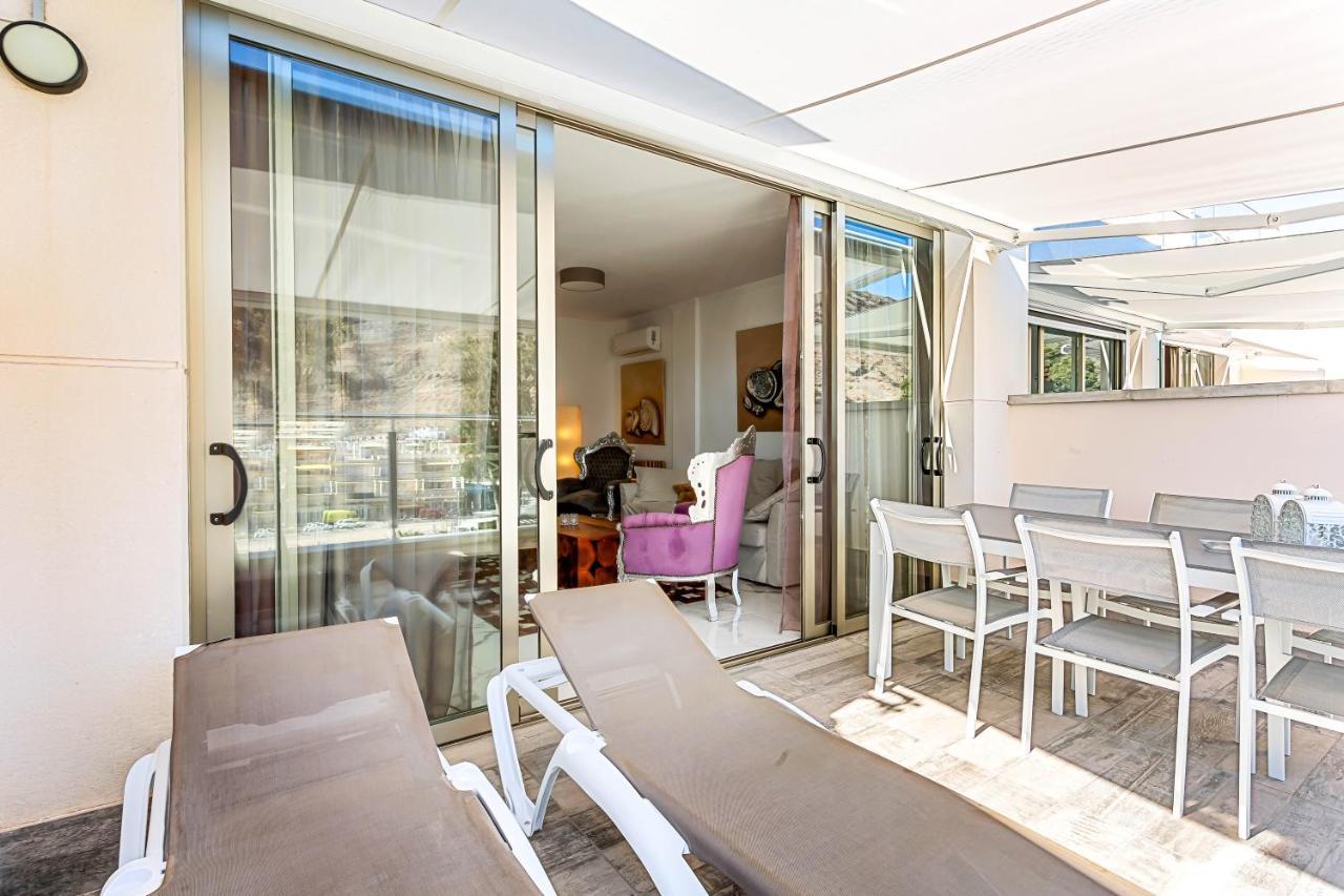 Ribera Del Puerto - Luxe Apartement With Great Terrace And Sea View 莫甘海滩 外观 照片