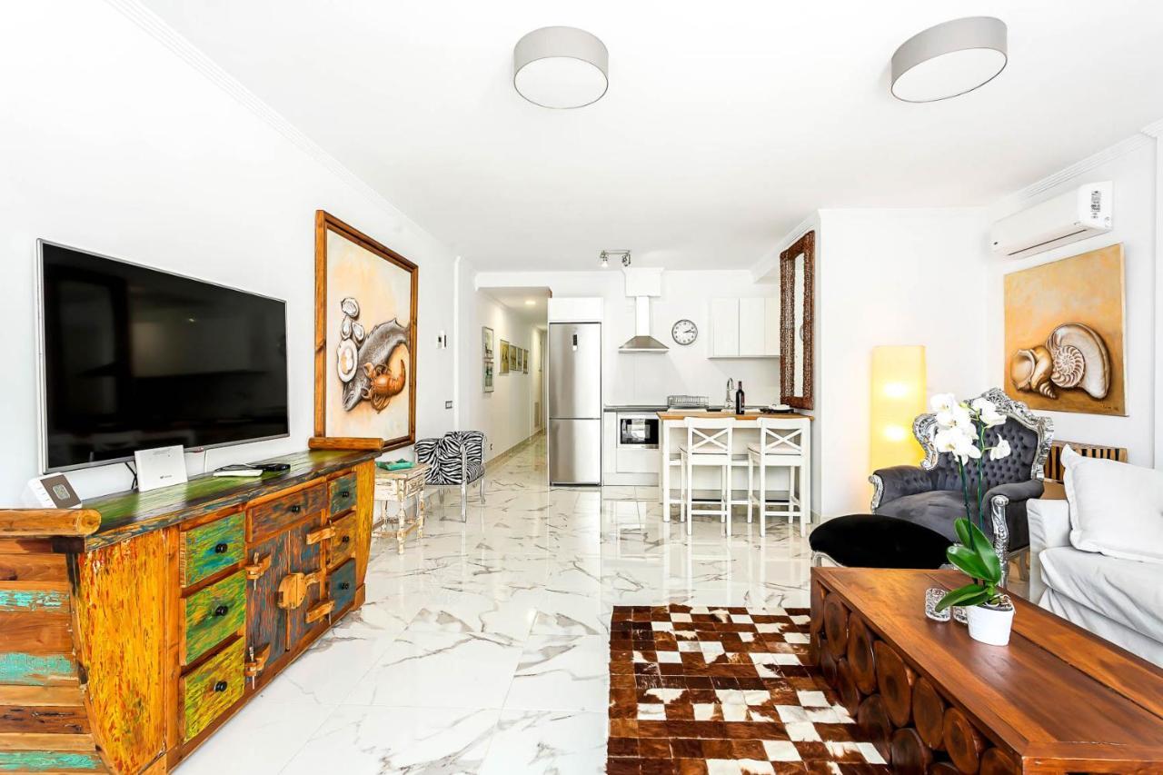 Ribera Del Puerto - Luxe Apartement With Great Terrace And Sea View 莫甘海滩 外观 照片